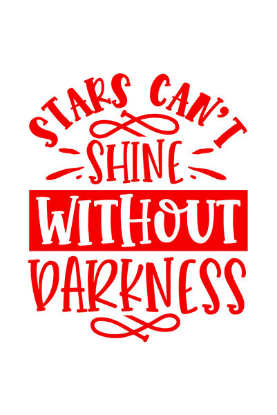 StoryGift Romania Sticker Exterior cu textul "Stelele nu pot straluci fara in...