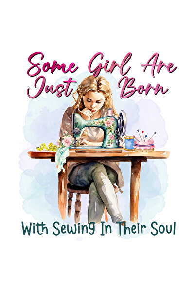 StoryGift Romania Sticker Eticheta 50CM cu mesajul "Some girls are just born ...