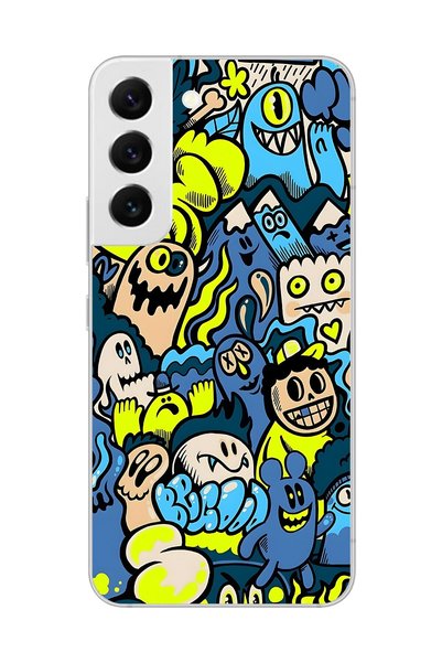 Dali Design Transparent Case Compatible with Samsung Galaxy S22 with Graffiti...