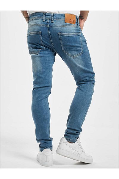 DEF Herren Rislev Slim Fit Jeans Midwash