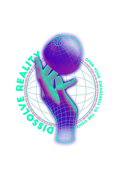 StoryGift Romania Sticker Personalizata Ai, Mar, Mana, Ia, Cu Mesajul In Engleza Dissolve Reality, Arta Digi