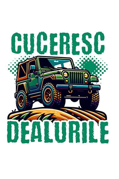 StoryGift Romania Sticker Autocolant 70CM Adeziv cuceresc dealurile masina de...