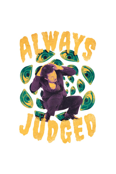 StoryGift Romania Sticker Autocolant 70CM Cu Mesaj In Engleza Always Judged, ...