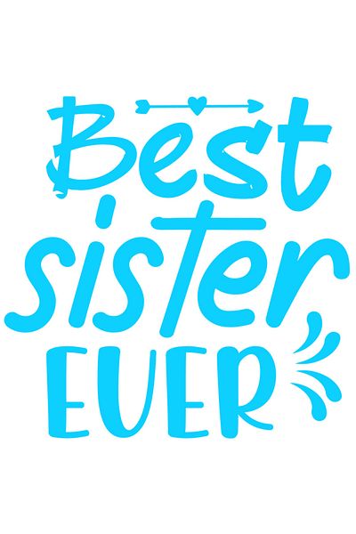 StoryGift Romania Sticker Eticheta 50CM Exterior pentru cea mai buna sora dintotdeauna - grija suport apreciere