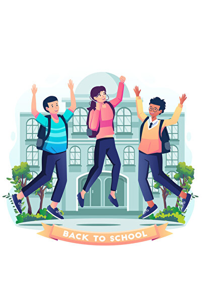 StoryGift Romania Sticker Autocolant 70CM Cu Mesaj In Engleza Back To School,...