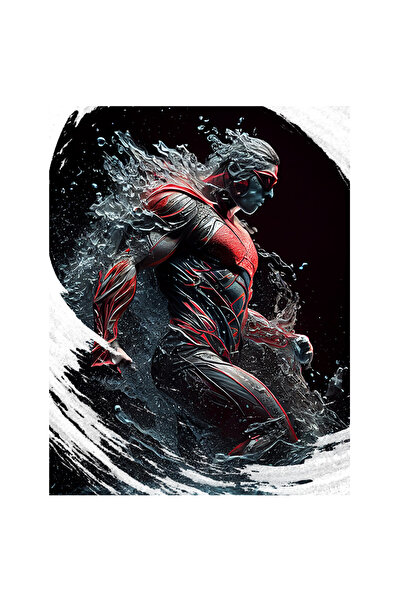 StoryGift Romania Sticker Autocolant 70CM Cu IronMan, Avangers, Marvel, Comics, Desene Animate, Multicolor, cu