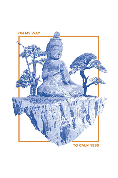 StoryGift Romania Sticker Eticheta 50CM Thomann Buddha-Amogasiddhi, On My Way to Calmness, Arta, Design Creativ,