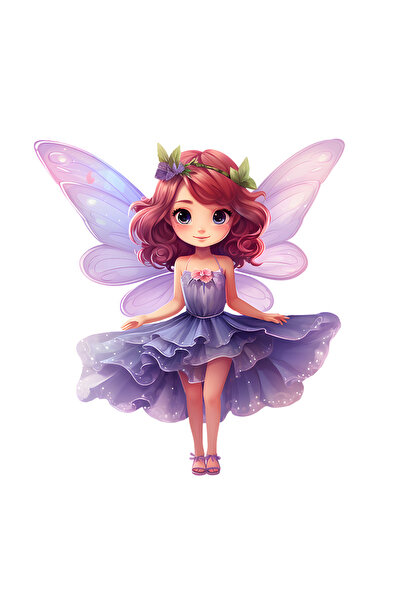 StoryGift Romania Sticker Autocolant 70CM cu o fetita dragalasa cu aripi de z...