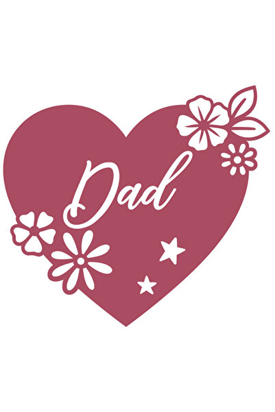 StoryGift Romania Sticker Eticheta 50CM cu Inima Roz, Flori, Stele, Textul in...