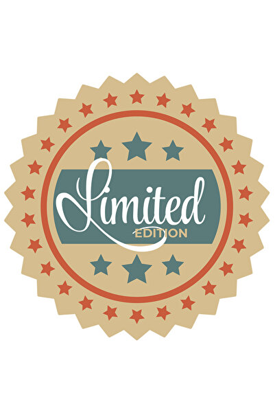 StoryGift Romania Sticker Eticheta 40CM Cu Mesaj In Engleza Limited Edition, Stele, Insigna, cu Margini Albe, P