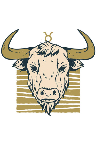 StoryGift Romania Sticker Adeziv 90CM Cu Semn Zodiac Taur, Animal Coarne Lungi Semn Simbolic Taurus, Mituri, Iub