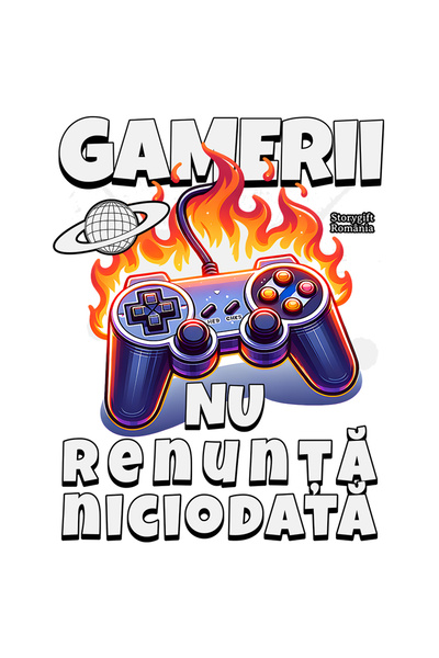 StoryGift Romania Sticker Adeziv 90CM Adeziv maneta joc video Gamerii nu renu...