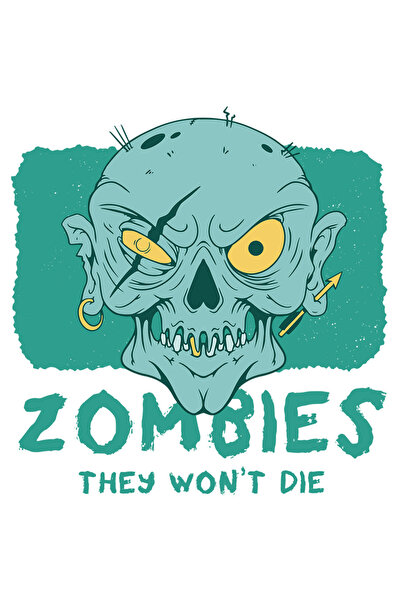 StoryGift Romania Sticker Autocolant 70CM Cu Zombies They Won't Die, Monstru,...