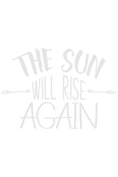StoryGift Romania Sticker Autocolant 30CM Exterior cu textul "The sun will ri...
