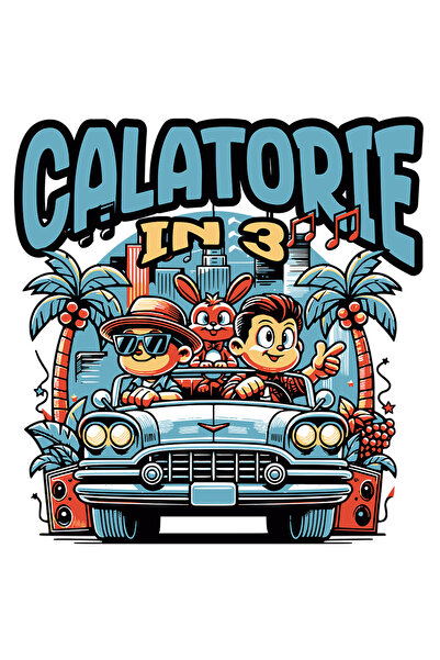 StoryGift Romania Sticker Autocolant 70CM Adeziv masina aventura calatorie in...