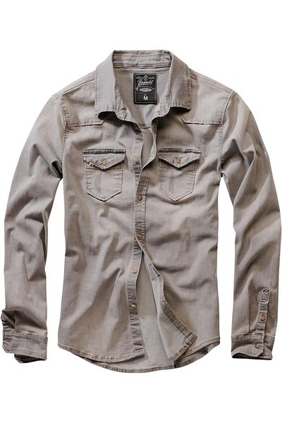 Brandit Herren Riley Denim Shirt
