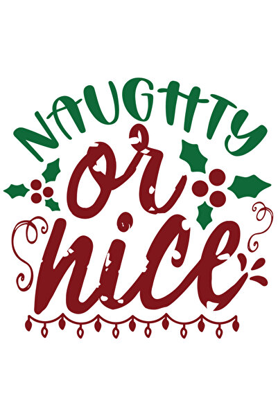StoryGift Romania Sticker Autocolant 70CM Cu Mesajul Naughty Or Nice, Un Nou ...