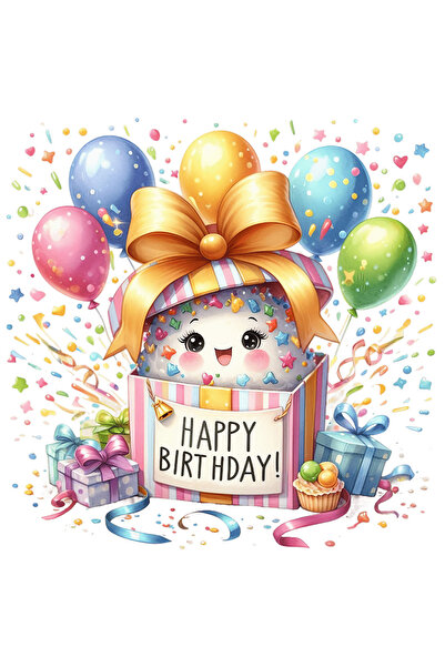 StoryGift Romania Sticker Autocolant 70CM cu un cocolos alb care iese dintr-u...