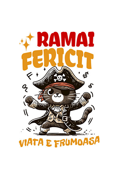 StoryGift Romania Sticker Autocolant 70CM cu Pisica Cu Palarie Si Tinuta De P...