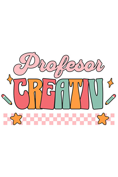 StoryGift Romania Sticker Adeziv 90CM cu Rechizite Scoala Meserie Profesor Cr...