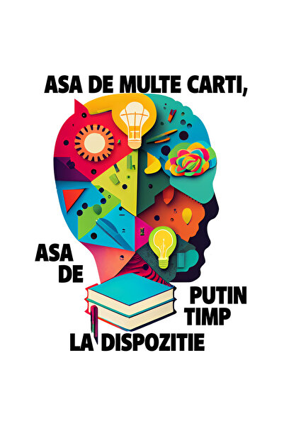 StoryGift Romania Sticker Eticheta 50CM Cu Mesaj Motivational Asa De Multe Ca...