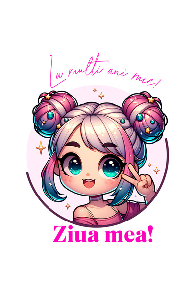 StoryGift Romania Sticker Adeziv 90CM Adeziv Fata stil anime vesela La Multi ...