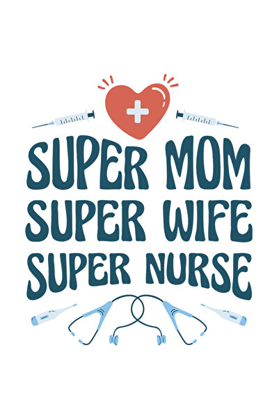 StoryGift Romania Sticker Autocolant 70CM Cu Mesajul Super Mom Super Wife Sup...