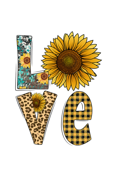 StoryGift Romania Sticker Eticheta 40CM cu mesajul "Love", ilustratie, motiva...