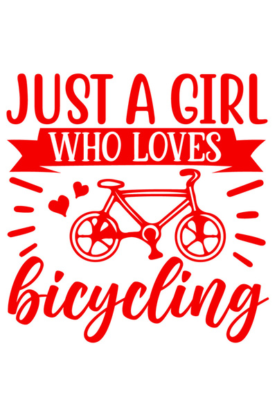 StoryGift Romania Sticker Autocolant 70CM Exterior cu o bicicleta si inimioar...