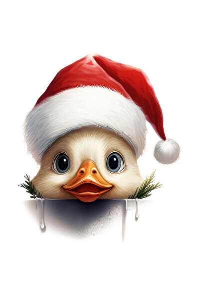 StoryGift Romania Sticker Eticheta 40CM cu o ratusca timida, ilustratie, caci...