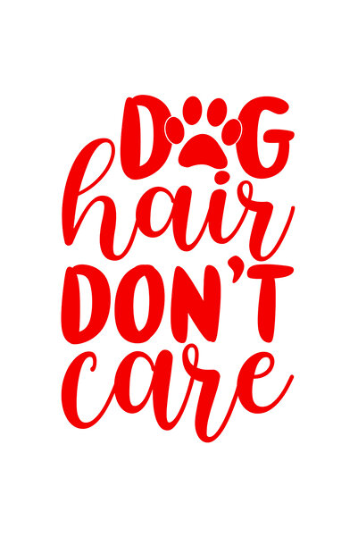 StoryGift Romania Sticker Adeziv 90CM Exterior cu labuta si textul "Dog hair ...