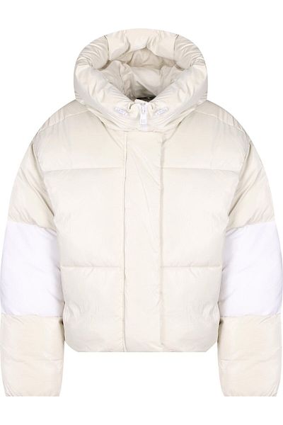 Calvin Klein Damen Jeans Blocking Cropped Puffer Winterjacke