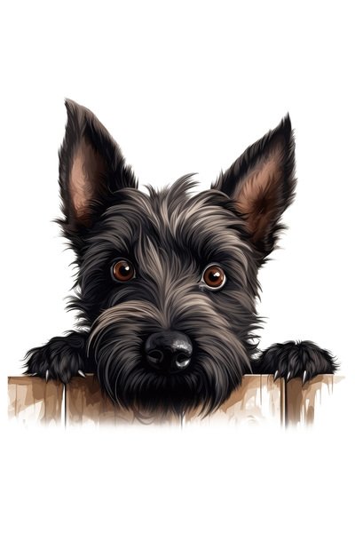 StoryGift Romania Sticker Autocolant 70CM cu un catel blanos care sta agatat ...