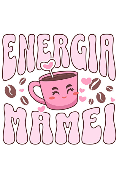 StoryGift Romania Sticker Autocolant 70CM Adeziv Energia Mamei ceasca de cafe...