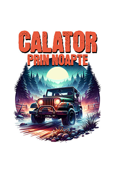 StoryGift Romania Sticker Autocolant 70CM Adeziv calator prin noapte masina o...