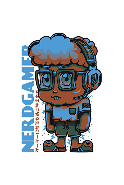 StoryGift Romania Sticker Adeziv 90CM Cu Figurina Baiat Par Gret Gamer, Ochel...