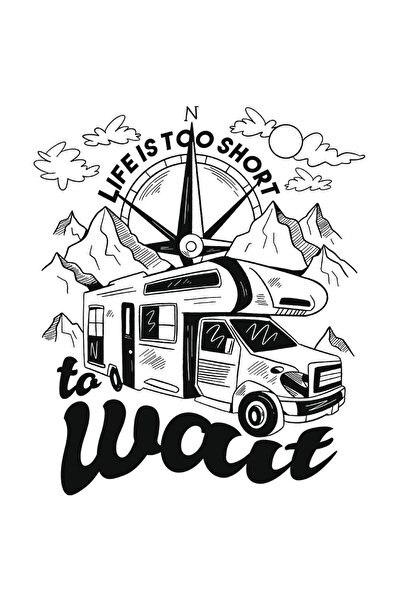 StoryGift Romania Sticker Adeziv 90CM Cu Mesaj Motivational Life Is To Short ...