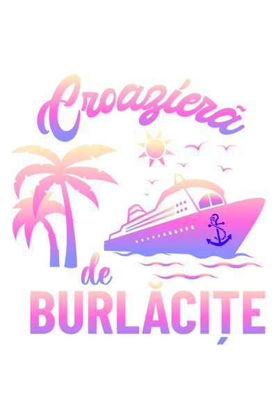 StoryGift Romania Sticker Eticheta 40CM Adeziv Croaziera de burlacite nunta v...