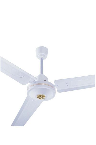 Klikon 56" Inch 3 Blade Ceiling Fan with Speed Regulator 75 Watts White KCF-501