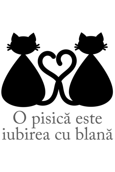 StoryGift Romania Sticker Adeziv 90CM Cu Pisici Negre Cozi In Forma De Inima,...