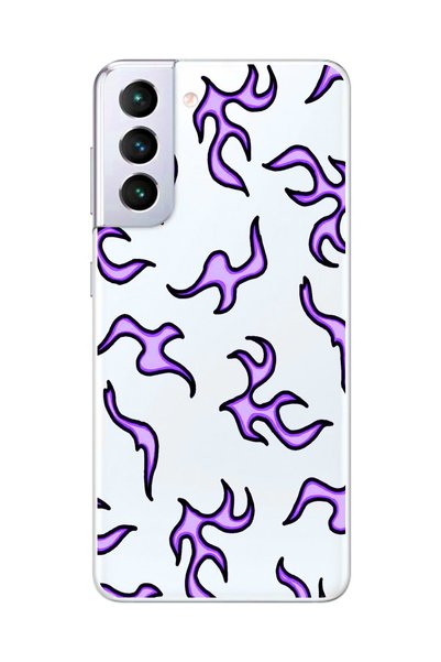 Dali Design حافظة شفافة متوافقة مع هاتف Samsung Galaxy S21+ مع 3 تصميمات