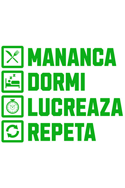 StoryGift Romania Sticker Eticheta 50CM cu Rutina Zilnica pentru Iubitorii DE...