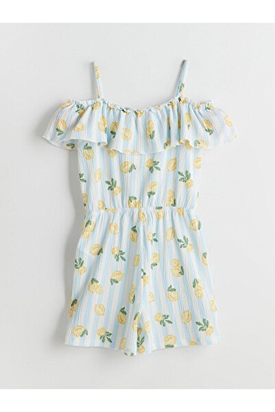 LC Waikiki Boat Neck Girl's Jumpsuit (S5)