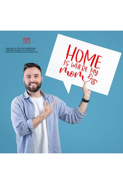 StoryGift Romania Sticker Autocolant 70CM Exterior pentru o mama iubita si importanta fara de care un loc nu poa
