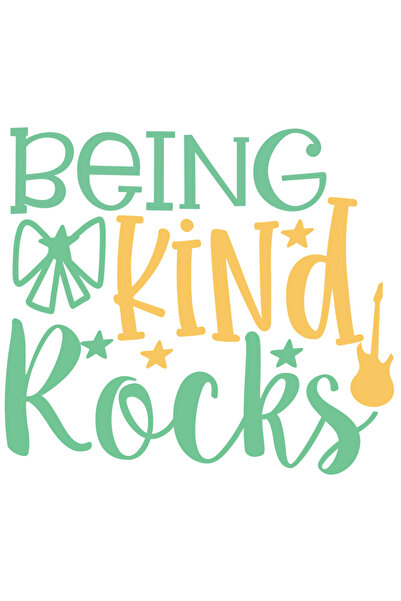 StoryGift Romania Sticker Autocolant 70CM Cu Mesaj Being Kind Rocks, Bunatate...