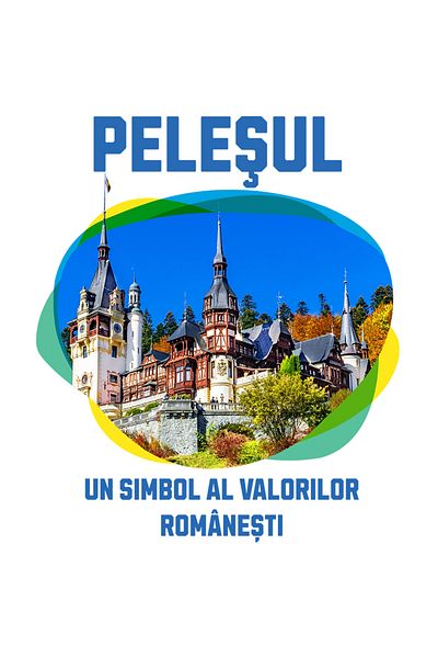 StoryGift Romania Sticker Eticheta 50CM Adeziv pelesul, Regina Maria, printesa romania turistic cu Margini Albe,