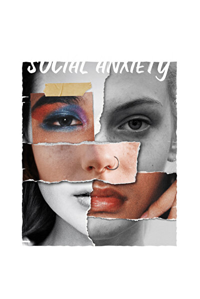 StoryGift Romania Sticker Adeziv 90CM Personalizata Social Anxiety, Anxietate...