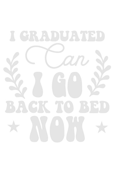 StoryGift Romania Sticker Autocolant 70CM Exterior pentru cei care au absolvit si vor sa se intoarca in pat acum