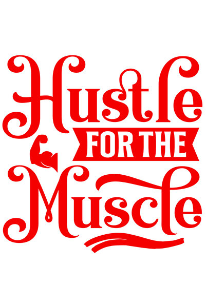 StoryGift Romania Sticker Eticheta 40CM Exterior cu mesajul in engleza "Hustl...