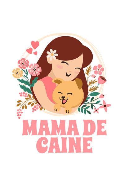 StoryGift Romania Sticker Adeziv 90CM cu Fata Si caine Rama Naturala Creanga ...